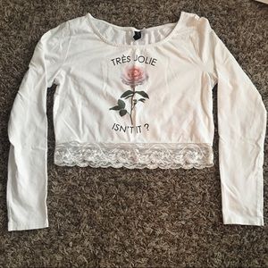 3/$15💜Crop Long Sleeve